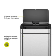 EKOMatteStainlessSteelMotionSensorKitchenTrashCan13.2Gallon7 - USA Mega Market