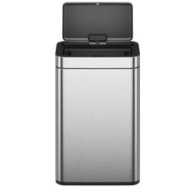 EKO Matte Stainless Steel Motion Sensor Kitchen Trash Can 13.2 Gallon