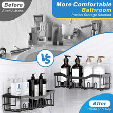 EUDELEAdhesiveShowerCaddy-5PackRustproofStainlessSteelBathOrganizersWithLargeCapacity-NoDrilling_6188_6 - USA Mega Market