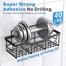 EUDELEAdhesiveShowerCaddy-5PackRustproofStainlessSteelBathOrganizersWithLargeCapacity-NoDrilling_6485_5 - USA Mega Market