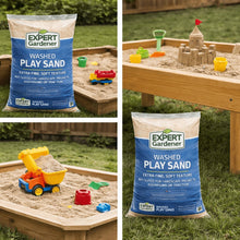 Expert Gardener Washed Play Sand 0.4 cu. ft. – Soft-Texture, Screened Sand for Outdoor Sandboxes & Landscaping