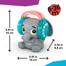 Earl the Elephant Bluetooth Soother Sound Machine, Stream Music + Night Light, Infant to Toddler