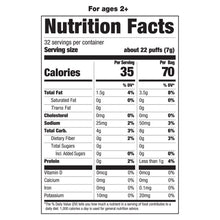 Earths Best Organic Cheddar Veggie Puffs, .50 oz., 16 ct.