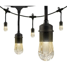 EcoScapes 36' LED Shatterproof Cafe String Lights, 18 Bulbs