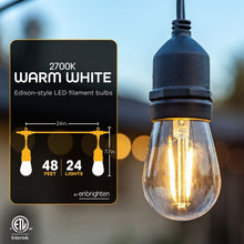 EcoScapesbyEnbrighten48_OutdoorLEDCafeStringLights_24Bulbs4 - USA Mega Market