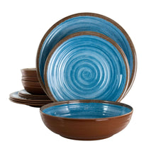 Elama-Rippled-Tides-12-Piece-Lightweight-Melamine-Dinnerware-Set-in-Blue-65bc4698-4d91-4841-b736_804_1 - USA Mega Market