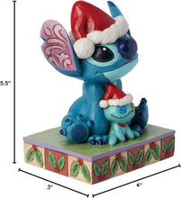 EnescoDisneyTraditionsCollectionbyJimShoreLiloandStitchSantawithScrumpFigurine-StoneResinHandPai_5527_2 - USA Mega Market
