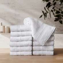 EnovaRecycledCottonHandTowelsforHospitalityandHome_White_Setof12 - USA Mega Market