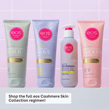 (3 PACK )  Eos Cashmere Skin Collection- Pre-Shave Body Scrub, Vanilla Cashmere, for Dryness, 7 oz