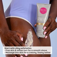 (3 PACK )  Eos Cashmere Skin Collection- Pre-Shave Body Scrub, Vanilla Cashmere, for Dryness, 7 oz