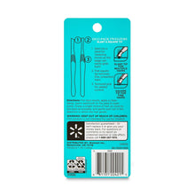 (4 pack) Equate Stainless Steel Duo Slant and Square-Tip Tweezer Set, 2 Pieces