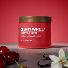Equate Cherry Vanilla Sugar Body Scrub, 18 oz, Soothes Dry Skin