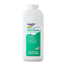 Equate Cornstarch Baby Powder with Aloe and Vitamin E, 22 oz