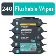 EquateExtraLargeFlushableWetWipes-Mint-240Wipes-5Pack-7-_1 - USA Mega Market