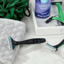Equate Men's 3-Blade Sensitive Disposable Razors, Green and Black, 8 Count