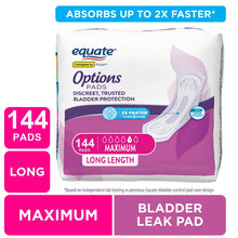 EquateOptionsIncontinencePadsforWomen_Maximum_Long_144Count8 - USA Mega Market