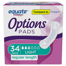 EquateOptionsWomen-sIncontinencePads-LightAbsorbency-RegularLength-34Count-ComparetoPoise-_7 - USA Mega Market