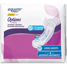 EquateOptionsWomen_sIncontinencePads_ModerateAbsorbency_LongLength_60Count_ComparetoPoise_3 - USA Mega Market