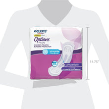 Equate Options Women's Incontinence Pads, Ultimate Absorbency, Long Length