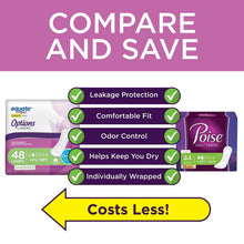 EquateOptionsWomen_sIncontinencePads_VeryLight_LongLength_192Count - USA Mega Market