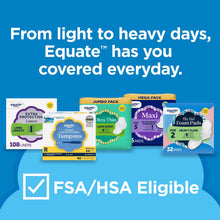 Equate Overnight Maxi Pads with Flexi-Wings, Extra Heavy Overnight Absorbency, Size 5, 60 Count  (PACK OF 3 )