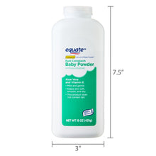 Equate Pure Cornstarch Baby Powder with Aloe and Vitamin E, 15 oz