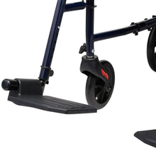 EquateSteelFoldingTransportWheelchairwith19Seat_Black_300lbWeightCapacity1 - USA Mega Market