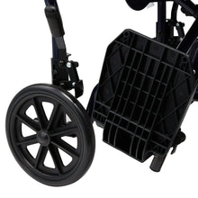 EquateSteelFoldingTransportWheelchairwith19Seat_Black_300lbWeightCapacity2 - Brands For Less USA