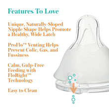 Evenflo Balance + Standard Neck BPA-Free Plastic Baby Bottles - 4oz, Clear