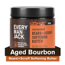EveryManJackAgedBourbonHydratingBeard-ScruffSofteningButterforMen-NaturallyDerived-4oz9-_1 - USA Mega Market