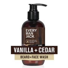 EveryManJackBeard_FaceWash-Vanilla_CedarFragrance-Cleans_SoftensYourBeardandSkin-NaturallyDerivedwAloeandGlycerin-6.7floz9 - USA Mega Market