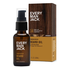 EveryManJackMen-sBeardOiltoMoisturizeandSoften-BeardCareConditioner-Sandalwood-1FluidOunce9-_1 - USA Mega Market