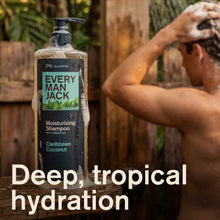 Every Man Jack Men's Refreshing Shampoo - Caribbean Coconut - Made w/ Plant Powered Moisturizing Ingredients like Coconut & Argan Oil - 12 fl oz (PACK OF 3 )
