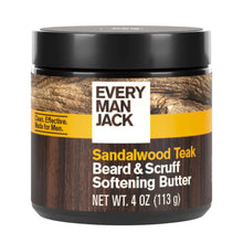 EveryManJackSandalwoodTeakHydratingBeard-ScruffSofteningButterforMen-NaturallyDerived-4oz10-_1 - USA Mega Market