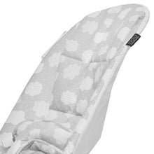 Evolur Koko Portable Infant Bouncer in Light Gray Breathable Fabric