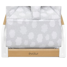 Evolur Koko Portable Infant Bouncer in Light Gray Breathable Fabric