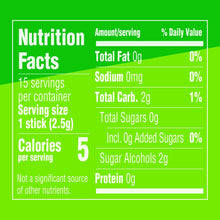 Paquete a granel de chicles sin azúcar Extra Spearmint de 15 piezas, 10 paquetes.