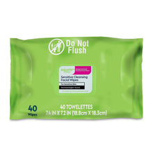 Equate Sensitive Cleansing Facial Towelette Wipes for Face Care of Sensitive Skin, Alcohol Free (40 Count), Compare to Simple® Cleansing Facial Wipes