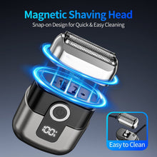 FDDAIElectricRazorforMenRechargeable_CompactFoilShaverwith8000RPMMotor_IPX7Waterproof_USBCCordlessBeardTrimmer_PortableMiniElectricShaverforTravel_Face_Head2 - Brands For Less USA