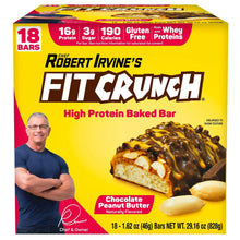 FITCRUNCHProteinBars_16gProtein_ChocolatePeanutButter_1.62oz_18-count - USA Mega Market