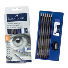 Faber-Castell Graphite Sketch Set, Sketching Pencil Set Art Set for Adults and Beginners