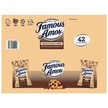 Famous Amos Chocolate Chip Cookies, Bite Size, Pouches, 42 ct./2 oz.