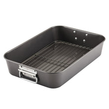 Farberware-Bakeware-10-5-inch-x-15-inch-Nonstick-Steel-Roaster-with-rack-Gray_0ff9cb80-1df3-4ecb-88eb-856795399279.9a2817209ae106dc65d80c428f8a3e36 - USA Mega Market