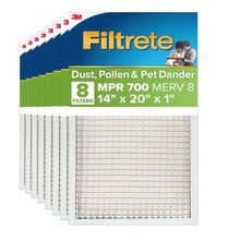 FiltreteAirFilter1_MPR700MERV8_Dust_PollenandPetDanderFilter_8-pack - USA Mega Market