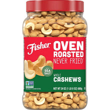 Fisher-Oven-Roasted-Never-Fried-Whole-Cashews-24-oz_6a8ff570-a361-4452-821d-949f613ac604.948640f7a082c80e9cd7e37b52581646 - USA Mega Market