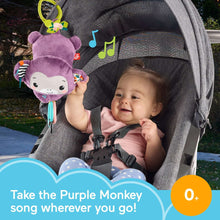 Fisher-PriceSing-GoPurpleMonkeyPlushBabyStrollerSensoryToyforNewborns1-_6 - USA Mega Market