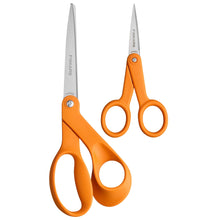 Fiskars Crafting Scissors 2-Piece Set: 8-inch and 5-inch Microtip Scissors