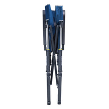 GCI Outdoor RoadTrip Rocker Foldable Rocking Camp Chair, Blue