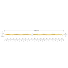 Freshwater Cultured 7.5-8mm Pearl Bracelet With 14kt Yellow Gold Clasp