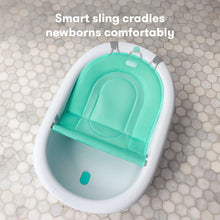 Frida Baby 4 in 1 Grow with Me Baby Bathtub for Newborn to Toddler, White, Rigid Baby Bath, Unisex